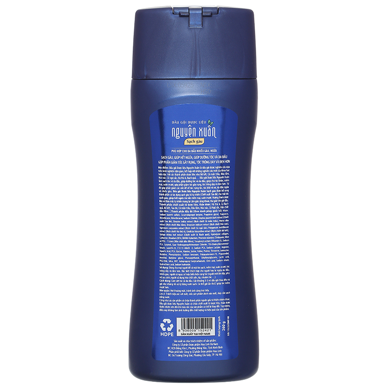 Dầu gội dược liệu Nguyên Xuân sạch gàu chai 250ml - 12